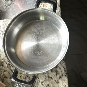 18/10 stainless steel casserole/ fry pan with cover